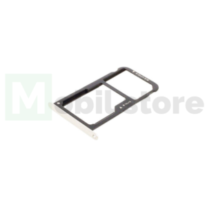 Υποδοχή Κάρτας Dual SIM και SD (SIM Tray) για Huawei P10 Lite - Χρώμα: Ασημί