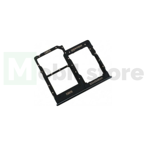 Samsung Βάση Κάρτας Sim & microSD Μαύρο για Galaxy A40