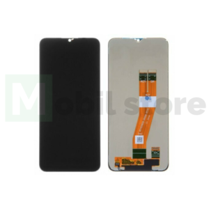 Οθόνη με Μηχανισμό Αφής για Galaxy A02s (Small Glass) (Μαύρο)