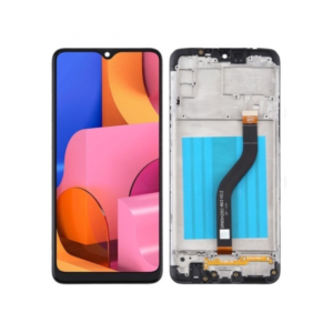 Οθόνη με Μηχανισμό Αφής και Πλαίσιο για Galaxy A20e (Μαύρο)