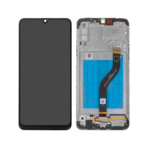 Οθόνη με Μηχανισμό Αφής και Πλαίσιο για Galaxy A20s (Μαύρο)