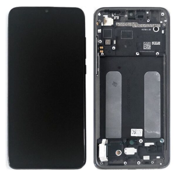 Οθόνη με Μηχανισμό Αφής και Πλαίσιο για Mi 9 Lite (Μαύρο)