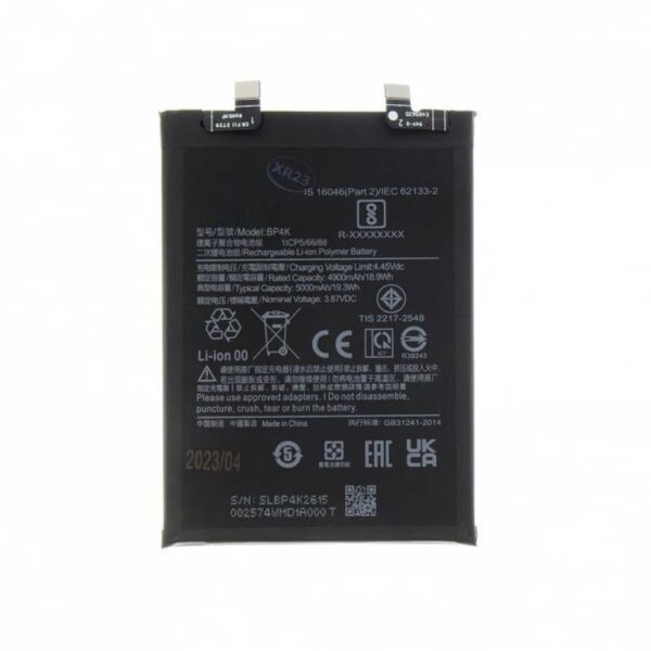 BP4K Συμβατή Μπαταρία Αντικατάστασης 5000mAh για Redmi Note 12 Pro