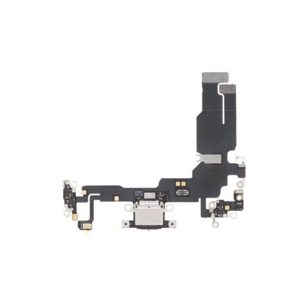 Second image of Καλωδιοταινία με Θύρα Φόρτισης για iPhone 15 (Μάυρο)
