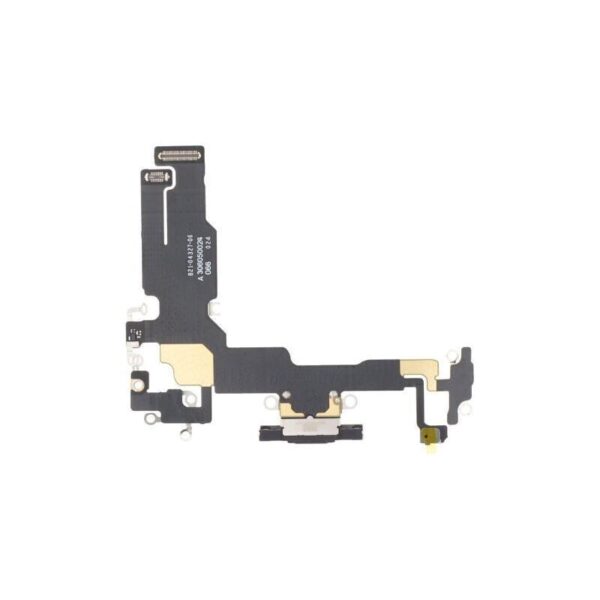 Καλωδιοταινία με Θύρα Φόρτισης για iPhone 15 (Μάυρο)