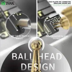 2UUL SC98 Gold Plated FPC Connector Reballing Solder Bar 3 Bars with U
