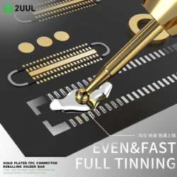 2UUL SC98 Gold Plated FPC Connector Reballing Solder Bar 3 Bars with U