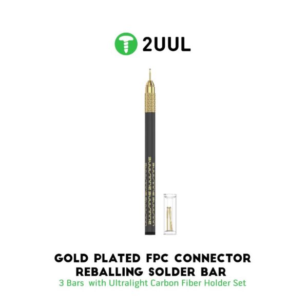 2UUL SC98 Gold Plated FPC Connector Reballing Solder Bar 3 Bars with U
