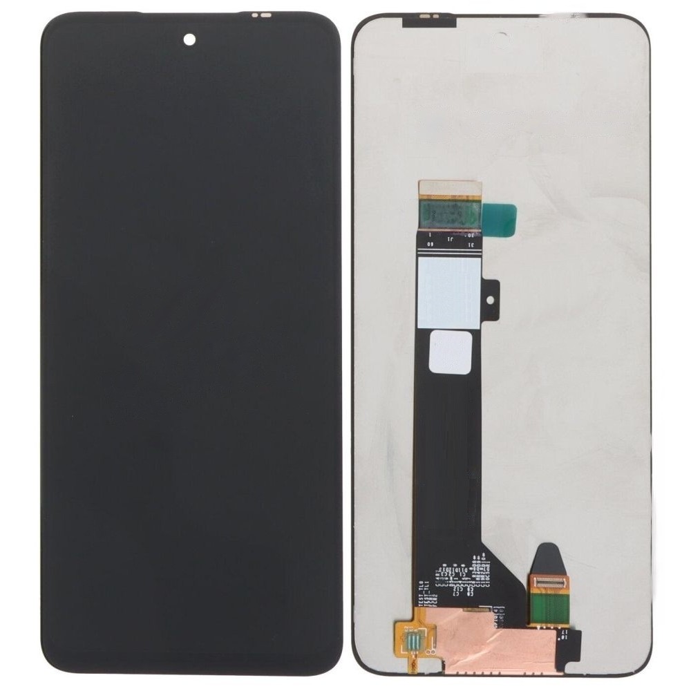 Οθόνη με Μηχανισμό Αφής και Πλαίσιο για Motorola G34 (Μαύρο)