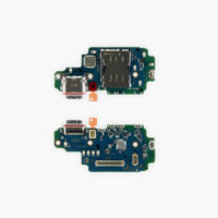 Samsung Καλωδιοταινία Θύρα Φόρτισης με Επαφή Κάρτας Sim για Galaxy S22 Ultra 5G