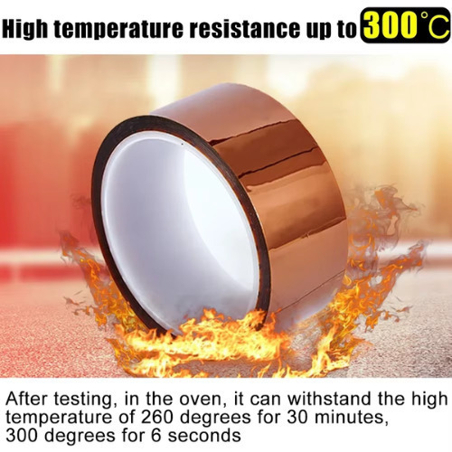 Second image of Kapton Tape 15mm 33m DM-6288 Πυρίμαχη Ταινία για Service Κινητών