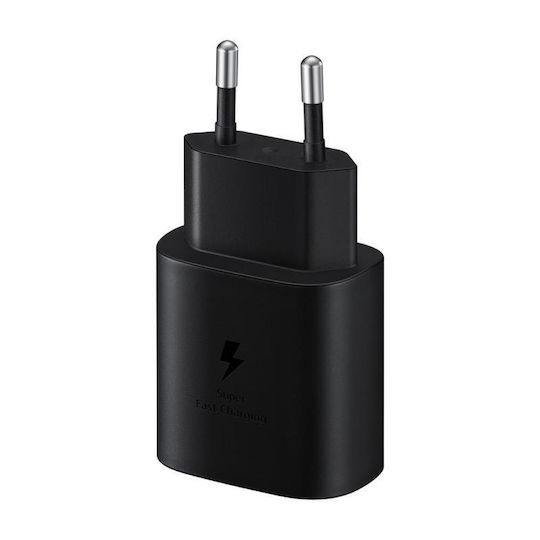 Samsung Φορτιστής USB-C Μαύρος EP-TA800E Bulk