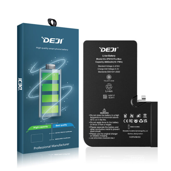 DEJI Συμβατή Μπαταρία Αντικατάστασης 4685mAh για iPhone 16 Pro Max
