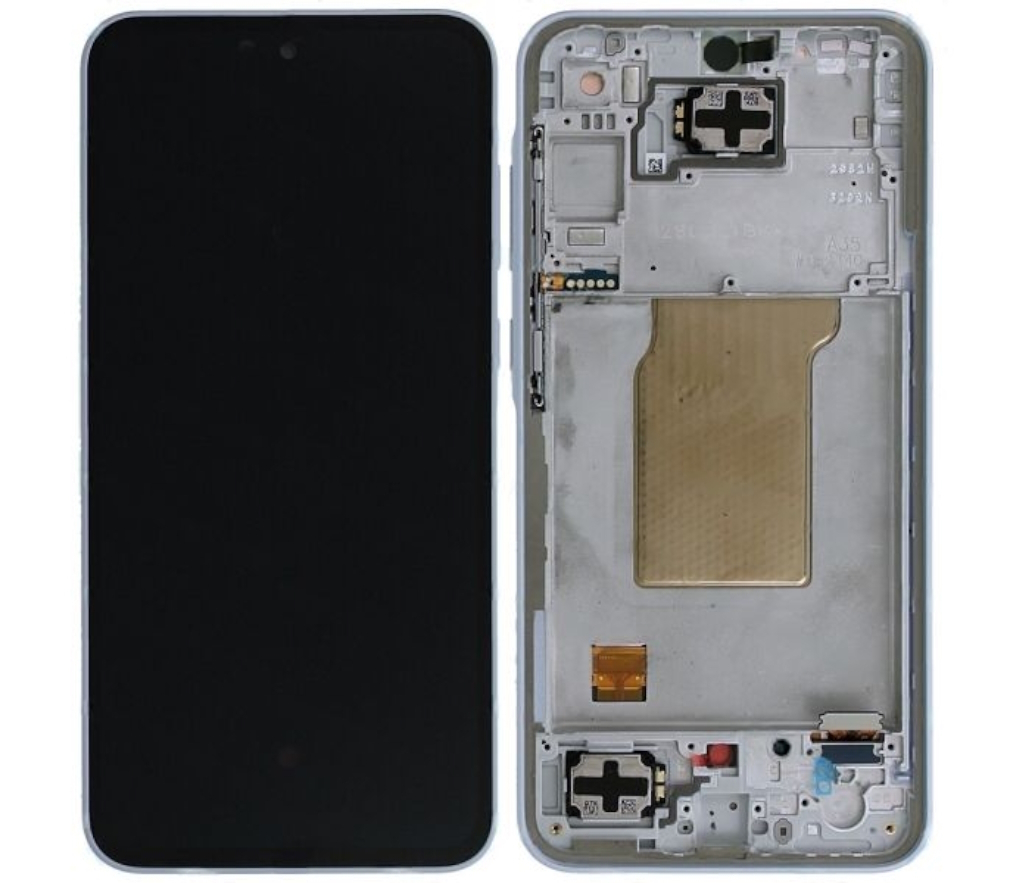 Samsung Οθόνη με Μηχανισμό Αφής και Πλαίσιο για Samsung Galaxy A36 SM-A366 (Μαύρο)