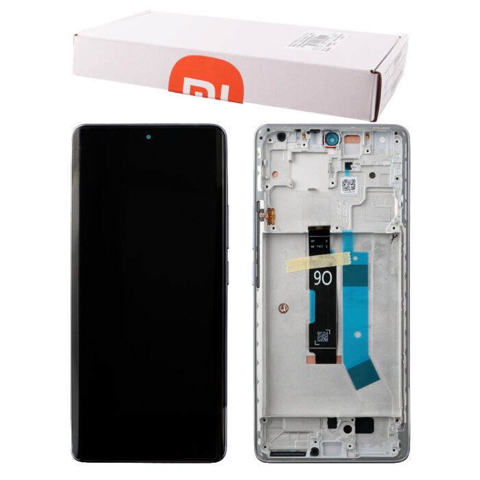 Xiaomi Οθόνη με Μηχανισμό Αφής και Πλαίσιο για Xiaomi Redmi Note 14 Pro 4g (Μωβ)