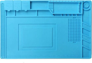 Best Αντιστατικός, Ελαστικός, 45x30cm Blue Βάση Επισκευής για Service Κινητών