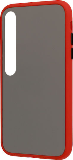 Color Button Bumper Back Cover Κόκκινο (Xiaomi Mi 10 / Mi 10 Pro)