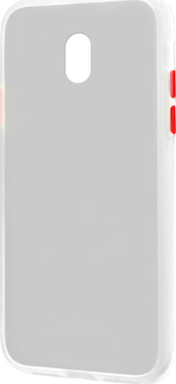 Color Button Bumper Back Cover Σιλικόνης Διάφανο (Redmi 8A)