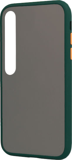 Color Button Bumper Back Cover Σιλικόνης Πράσινο (Xiaomi Mi 10 / Mi 10 Pro)