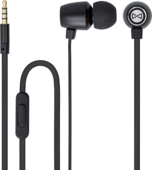 Forever MSE-100 In-ear Handsfree με Βύσμα 3.5mm Μαύρο
