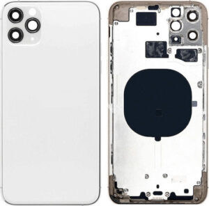 Καπάκι Μπαταρίας με Πλαίσιο Λευκό για iPhone 11 Pro Max