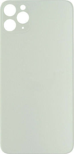 Καπάκι Μπαταρίας Type A χωρίς Τζαμάκι Ασημί για iPhone 11 Pro Max