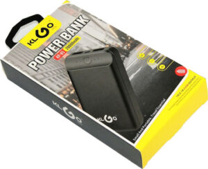 KLGO KP-85 Power Bank 20000mAh με 2 Θύρες USB-A Μαύρο