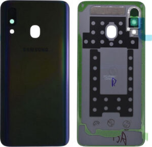 Samsung Καπάκι Μπαταρίας Μαύρο για Galaxy A40