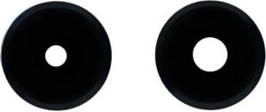 Τζαμάκι Επισκευής Κάμερας Back Camera Lens Xiaomi Redmi 15c 4g Black 2pcs In One Set