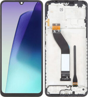 Xiaomi Redmi 14c Poco C75 Οθονη + Touch Screen + Lens + Frame 5600020c3nl00 Black Original Service Pack