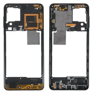 Μεσαίο Πλαίσιο (Front) Μαύρο για Galaxy A22 4G